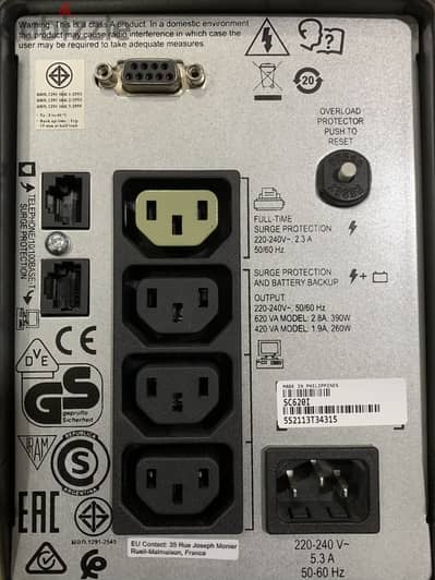 APC Smart-UPS SC620