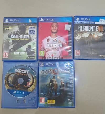 Used ps4 games for sale or exchange available  only serious buyer
