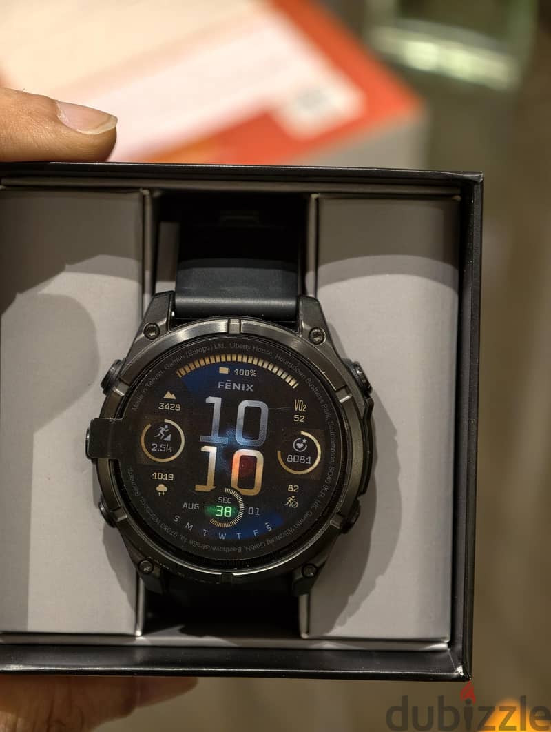 Garmin Fenix 8 47 mm DLC titanium sapphire 1