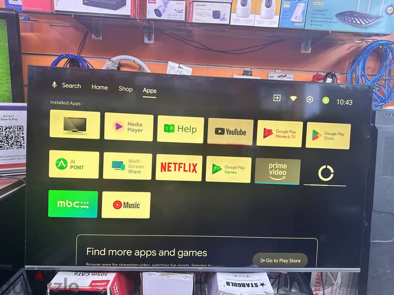Class pro tv like new 65 inch 3