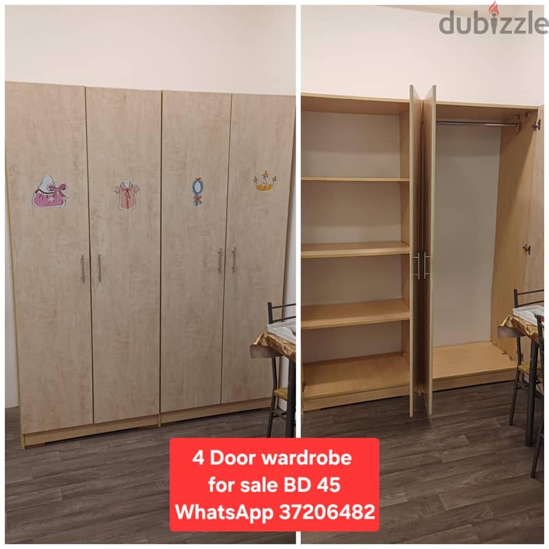 Dining table with 4 chairs and other items for sale with Delivery 10