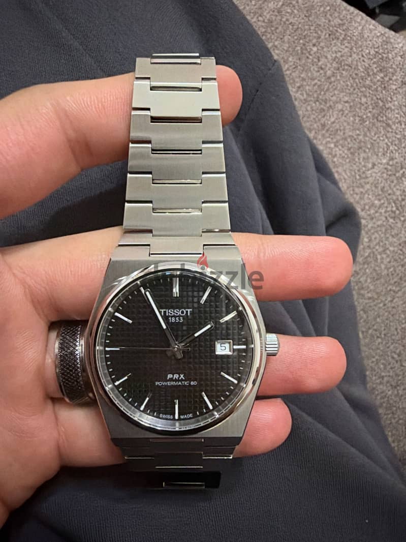 ساعة Tissot PRX Powermatic 80 بحالة الوكالة (تاريخ الشراء 4 أكتوبر) 1