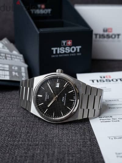 ساعة Tissot PRX Powermatic 80 بحالة الوكالة (تاريخ الشراء 4 أكتوبر)