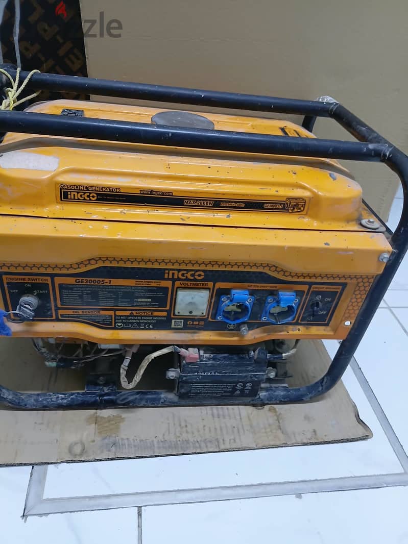 Ingco generator مولد كهربائي جرينيتر for sale 1