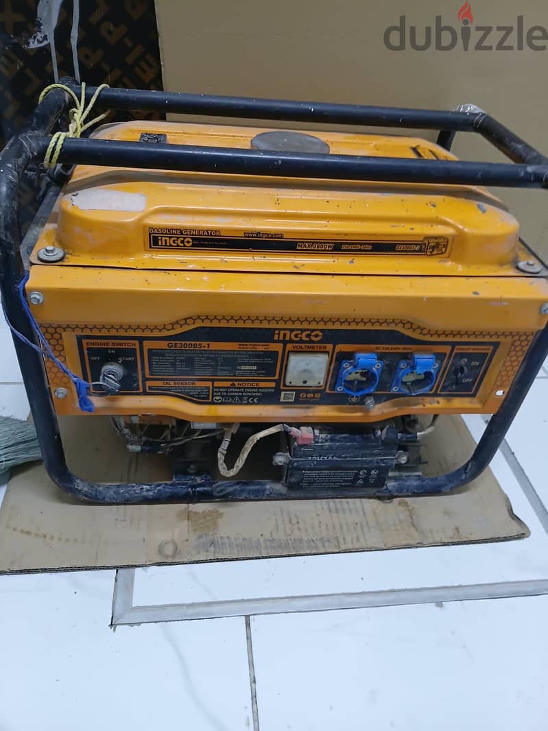 Ingco generator مولد كهربائي جرينيتر for sale 4