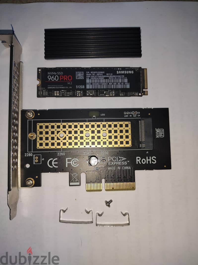Samsung 960 PRO 512GB M. 2 NVMe SSD for sale in excellent  condition 4