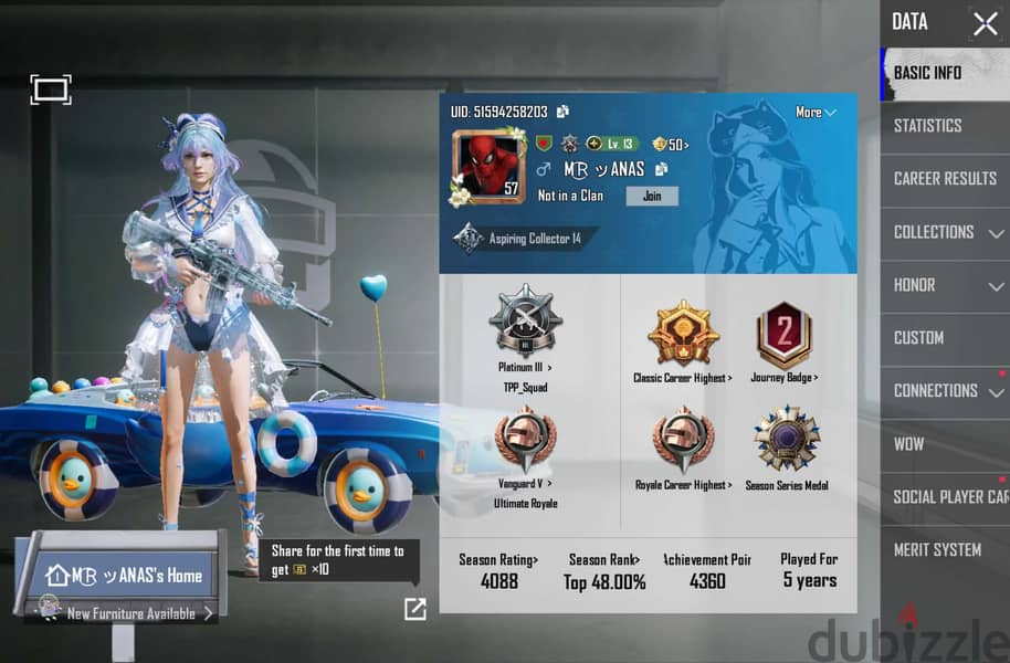 Pubg Account, M416 Lv 4 12