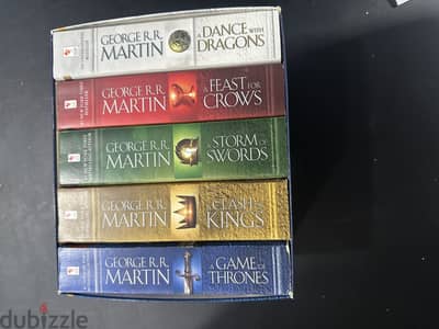 Game of thrones book set collection