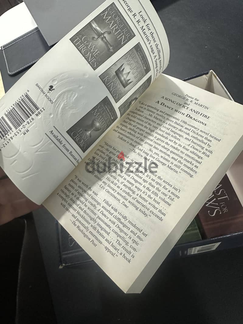 Game of thrones book set collection 1