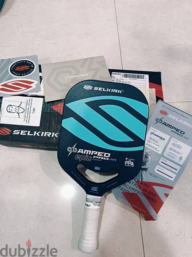 FOR SALE - SELKIRK PICKLEBALL PADDLE (AMPED PRO AIR EPIC) 1