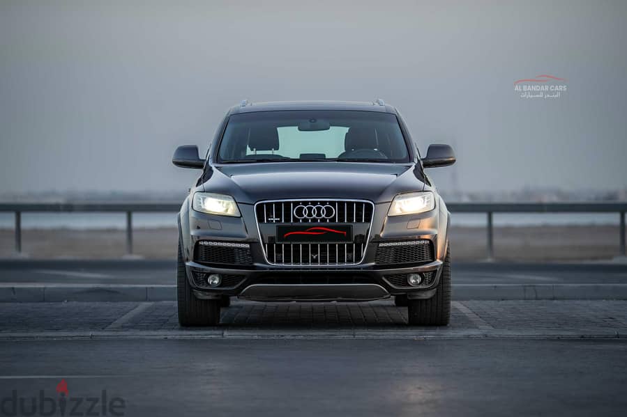 Audi Q7 2015 Grey  S-Line  Top Option  V6  Full Insurance  BahrainSpec 1