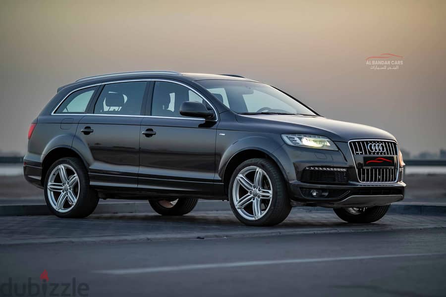 Audi Q7 2015 Grey  S-Line  Top Option  V6  Full Insurance  BahrainSpec 2
