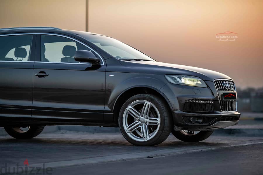 Audi Q7 2015 Grey  S-Line  Top Option  V6  Full Insurance  BahrainSpec 3
