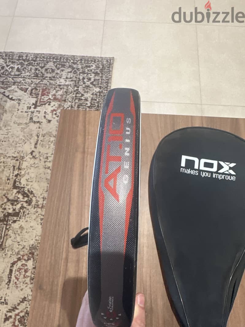 Nox A10 Genius 18K Carbon Padel Racket used 4