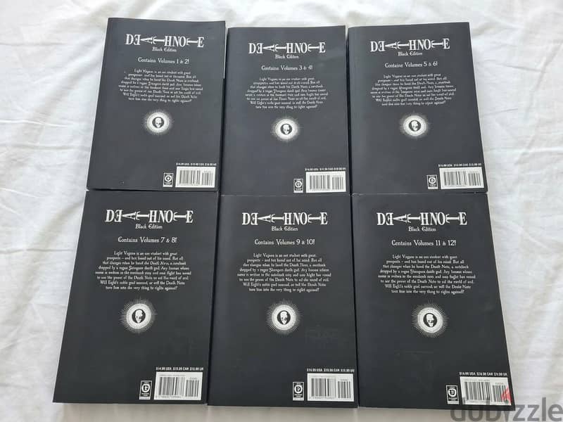 Death Note: Black Edition Complete Set (Volumes 1-6) 1