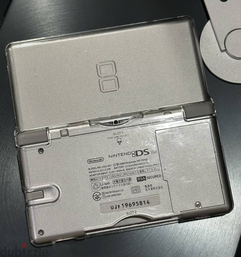 Nintendo silver dslite original japanese with cover pen 2