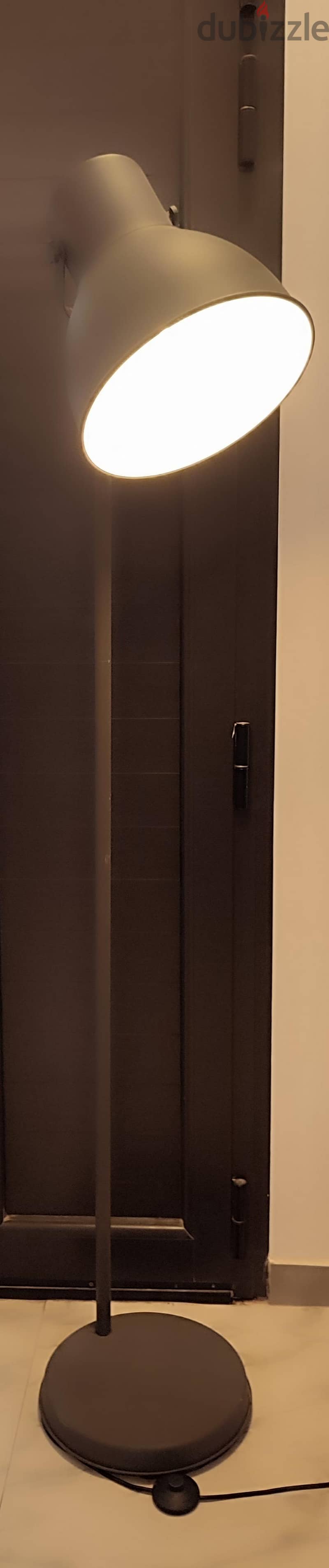 IKEA Hektar dark gray Floor Lamp — 18 BD 5