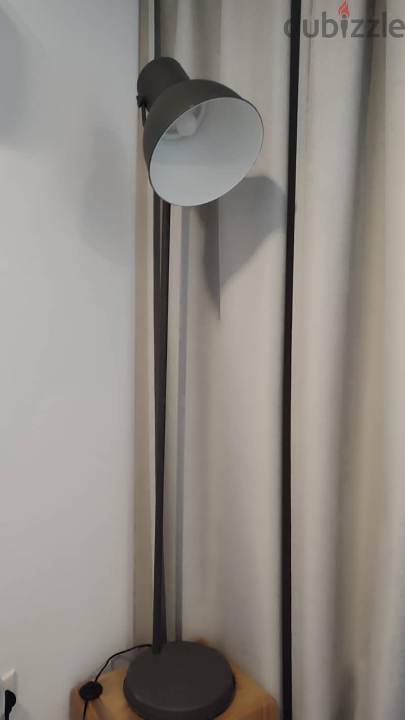 IKEA Hektar dark gray Floor Lamp — 18 BD 6