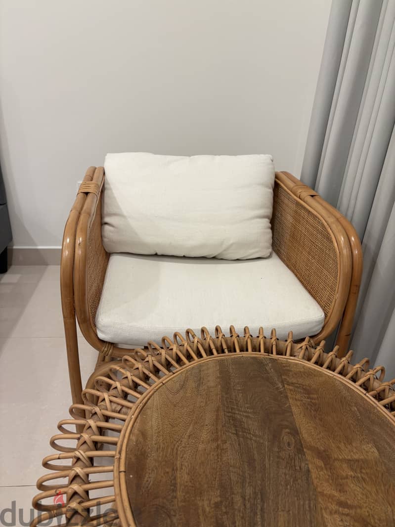 Elegant Rattan Lounge Set – 3 Pieces 3