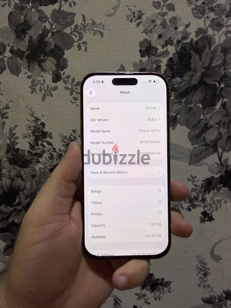 iPhone 16 Pro Titanium | 128GB  | 89%   |screen changed 2
