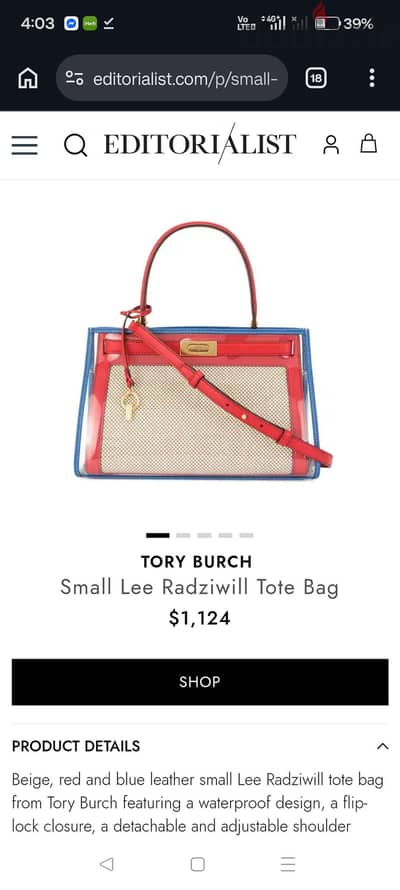 ORIGINAL TORY BURCH BAG