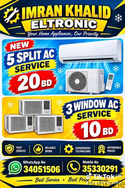 3 window Ac service 10bd and repair
