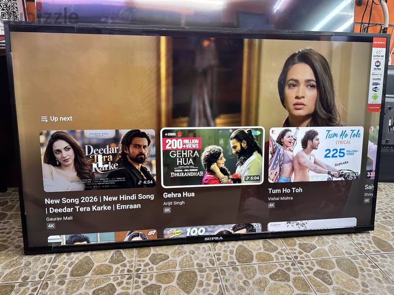 Supra tv smart 65 inch very good condition 2