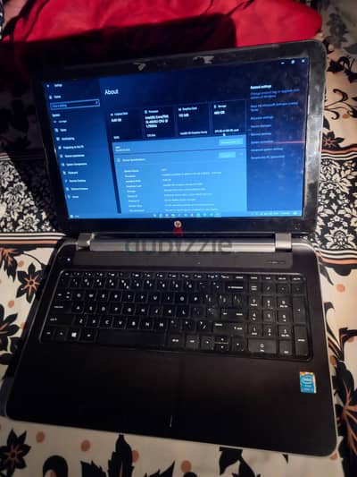 Hp Pavillion 15 notebook with charger good condition 8gb ram 500gb