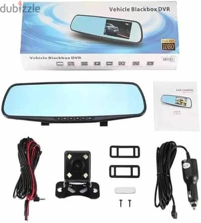 Vehicle Blackbox DVR rearview mirror dash camera