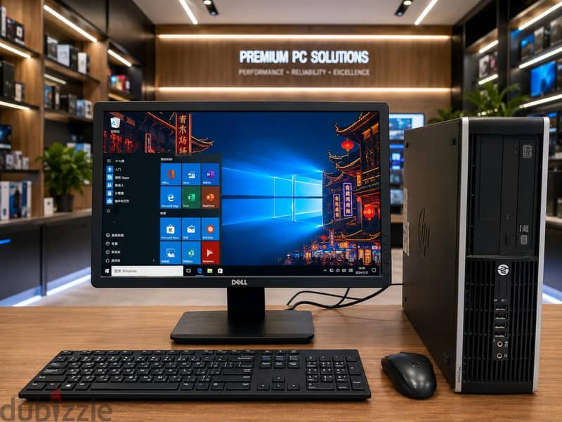 HP Core I7 Computer Set 3.40GHz 16GB RAM 256GB SSD Win 10 Cal/36841488 1