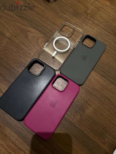Iphone 16 pro max cases (3x Apple, 1x Casetify) bundle