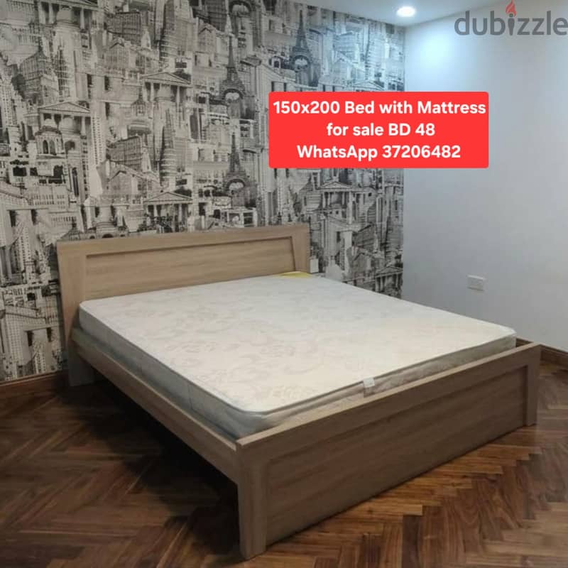 Tall 3 door wardrobe and other items for sale with Delivery 3