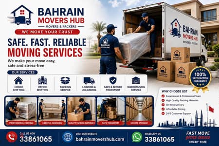 House shifting service Bahrain villa flat office shifting