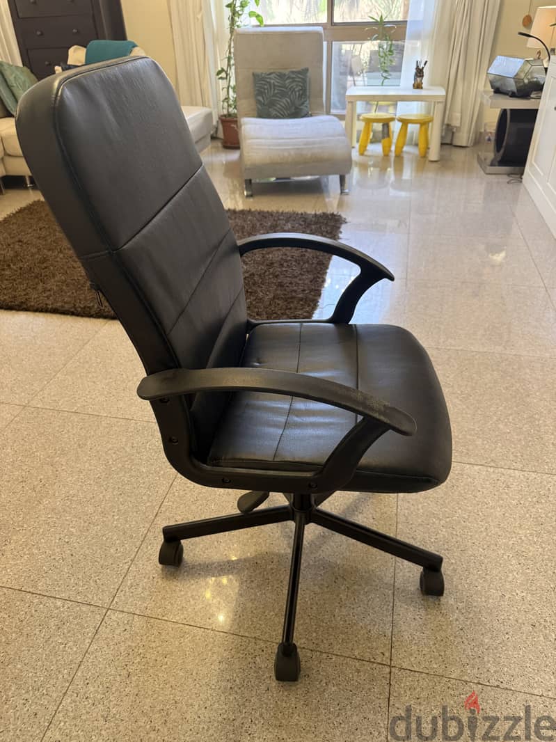 IKEA TORKEL High-Back Office Chair – Black 1
