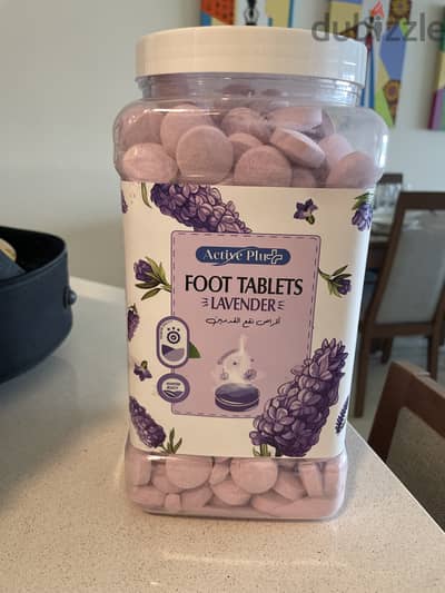Foot tablets lavender