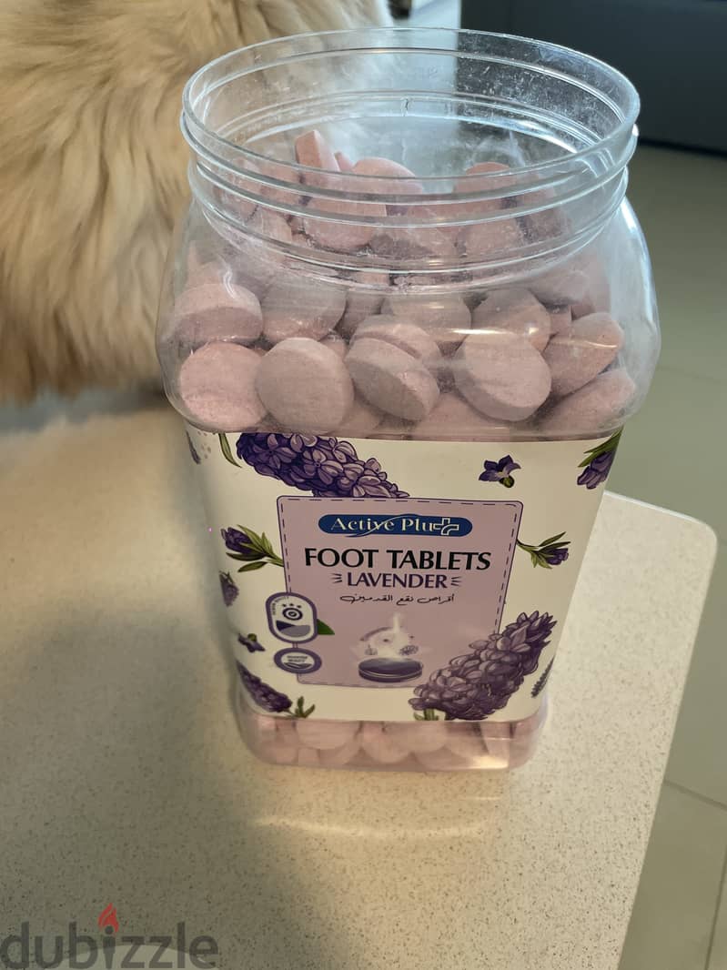 Foot tablets lavender 1