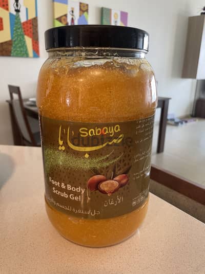 Foot and body scrub gel