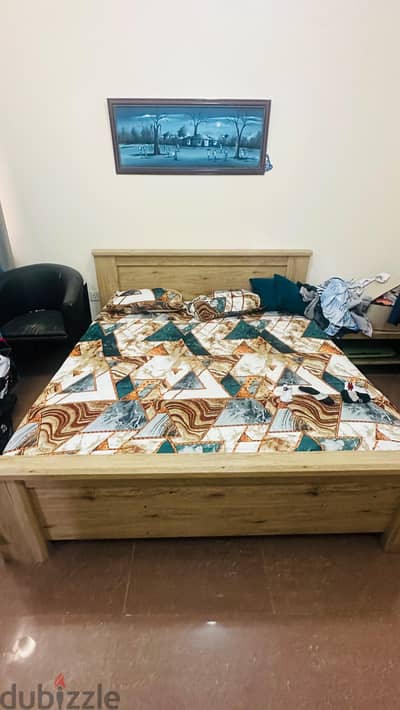 bed and sofa