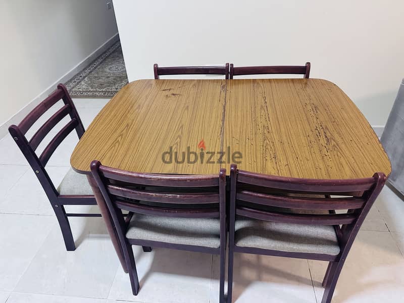 Dining Table with 5 chairs 1