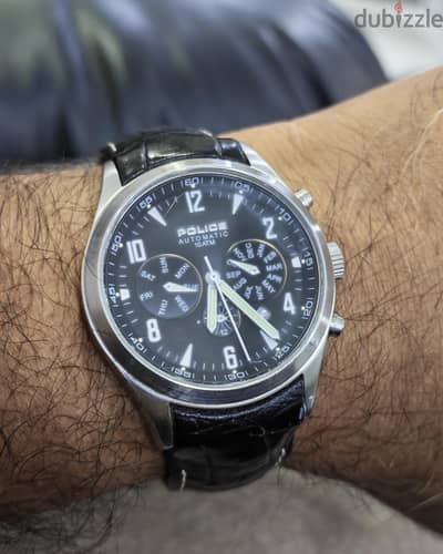 police automatic watch