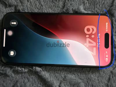 Apple - iPhone 15 256 GB battery 83 only display up side not working