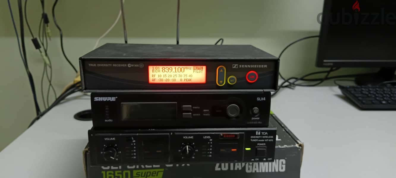 RECEIVER SENNHEISER & TOA & SHURE 50BD FOR ALL 1