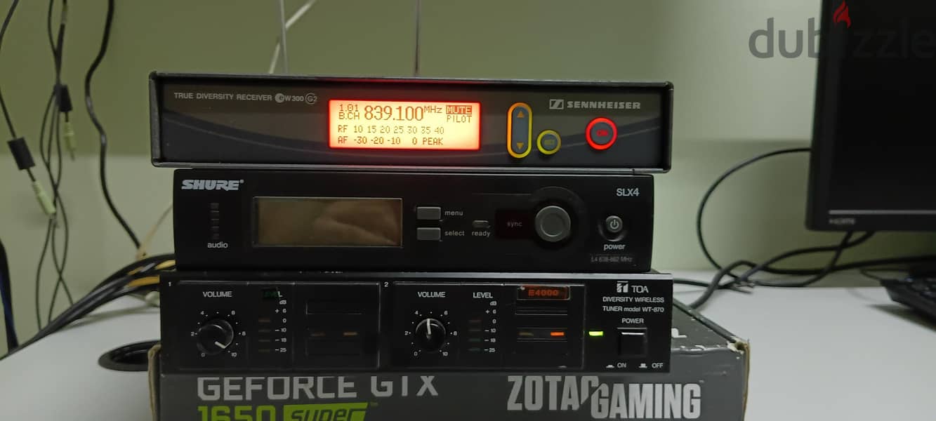 RECEIVER SENNHEISER & TOA & SHURE 50BD FOR ALL 2
