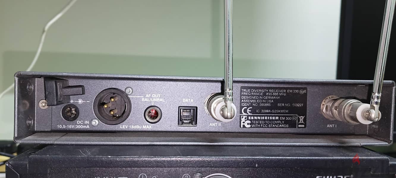 RECEIVER SENNHEISER & TOA & SHURE 50BD FOR ALL 4