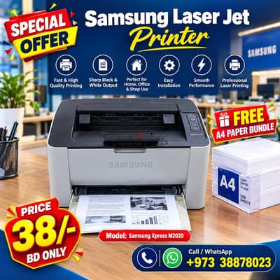 Samsung Laser Jet Printer Very Good Working Condition Free A4 Paper Bu