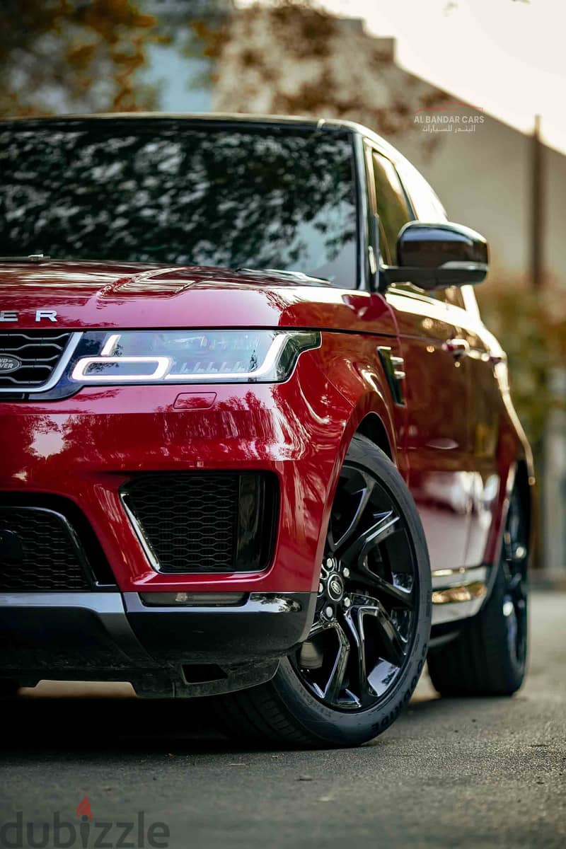 Range Rover Sport 2018 Red/Black  V6 Supercharged  Bahrain Spec 5