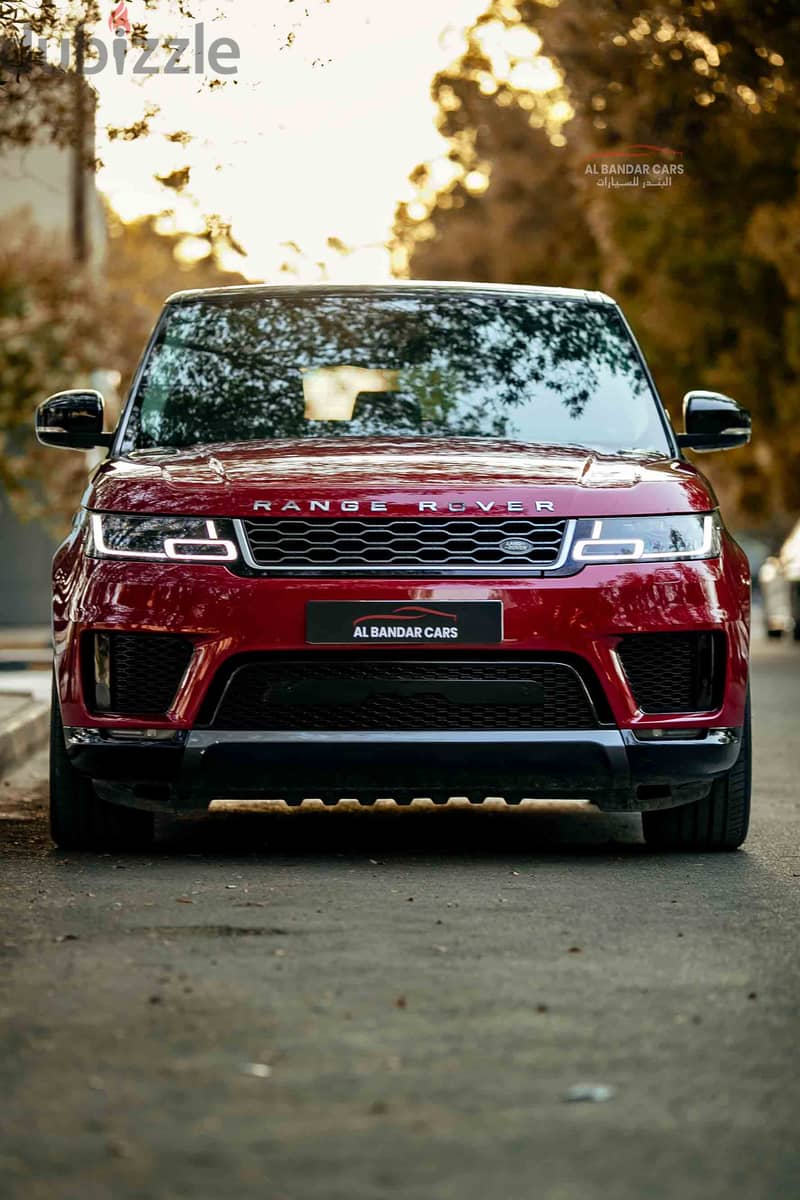 Range Rover Sport 2018 Red/Black  V6 Supercharged  Bahrain Spec 7