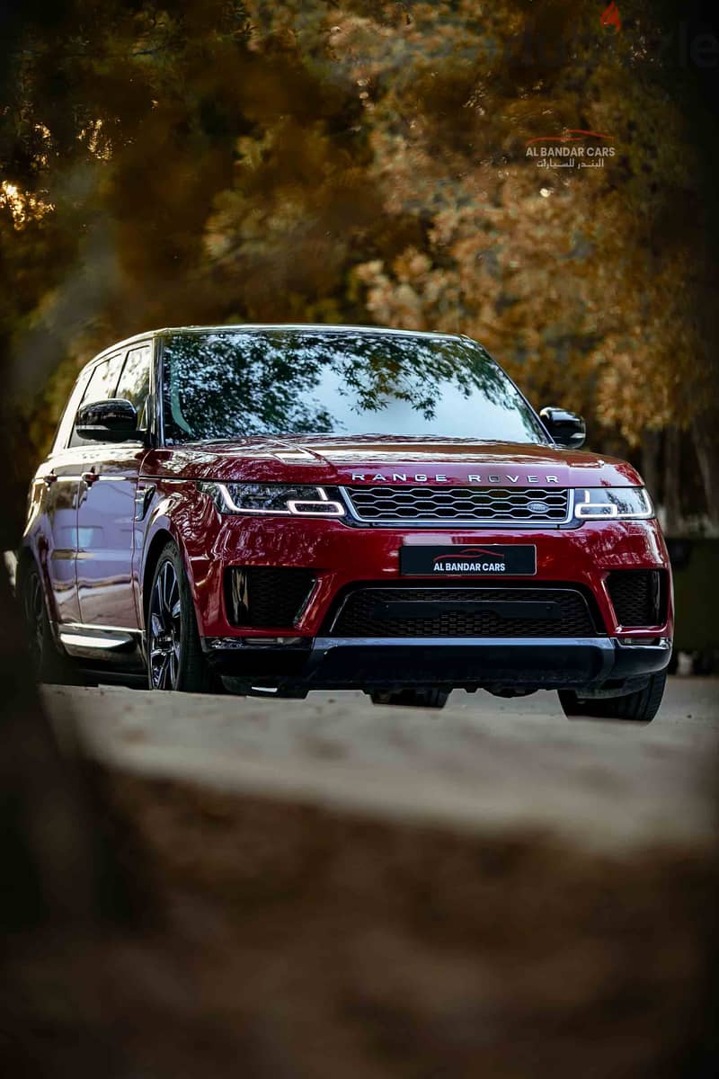 Range Rover Sport 2018 Red/Black  V6 Supercharged  Bahrain Spec 9