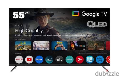 55"QLED GOOGLE TV 2025 NEW CONDITION 2