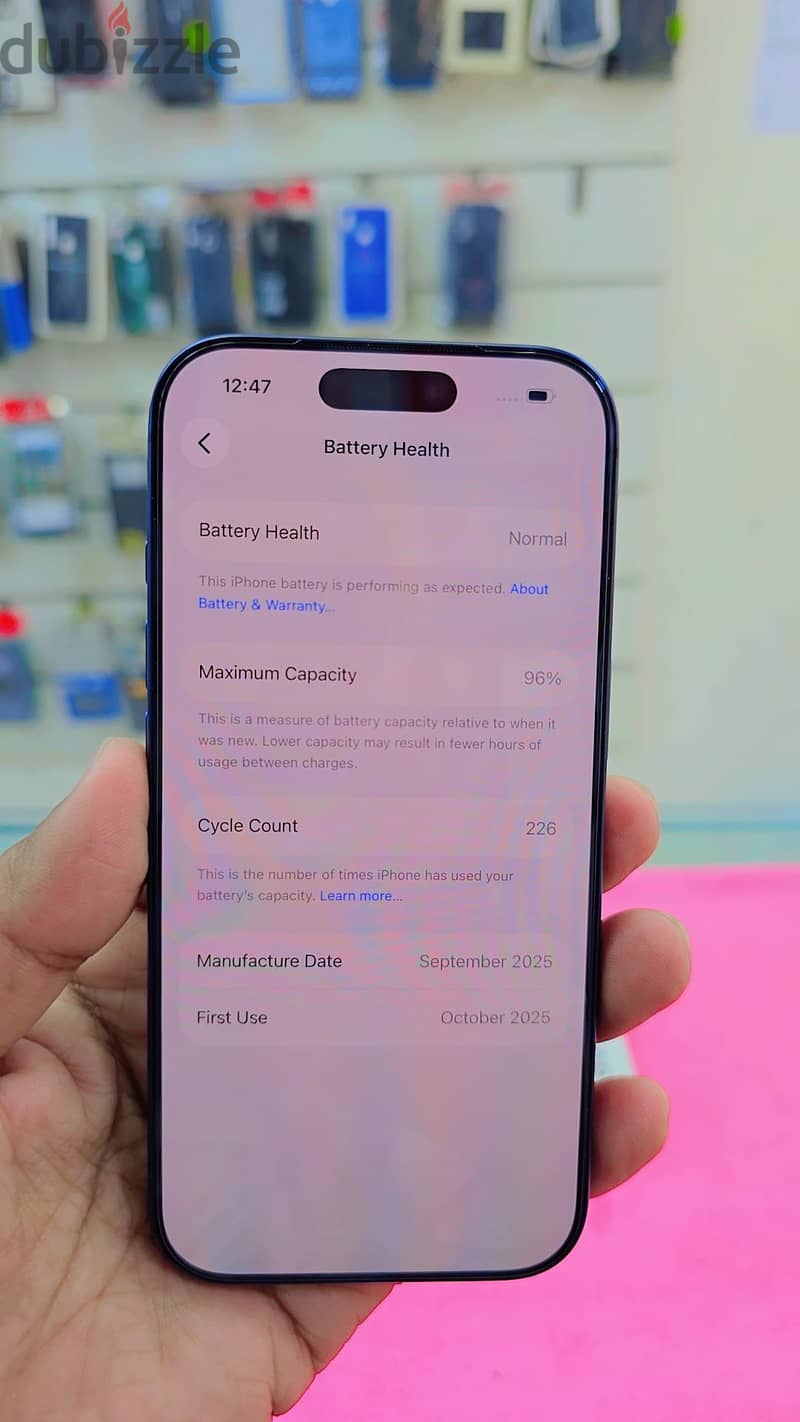 iPhone 17 Pro 256GB Battery health 96% 1